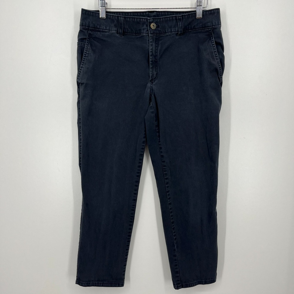 The North Face Pants‎ Women's Size 10 Black Chino Flat Front Solid Outdoors